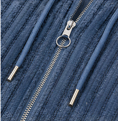 Hacci Ribbed Hoodie Jacket & Flare Pants Set