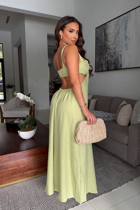 Front Bow Wide Leg Jumpsuit