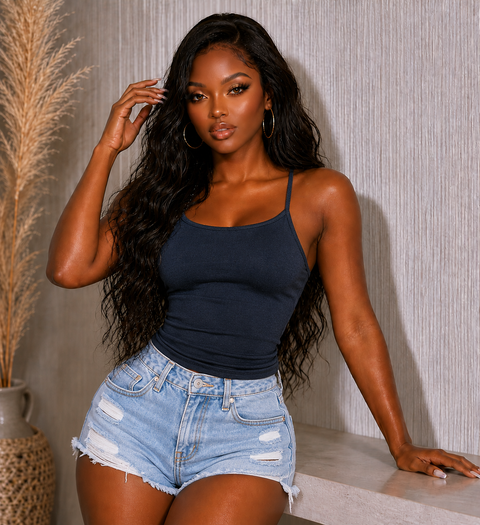 Seamless Spaghetti Tank Top