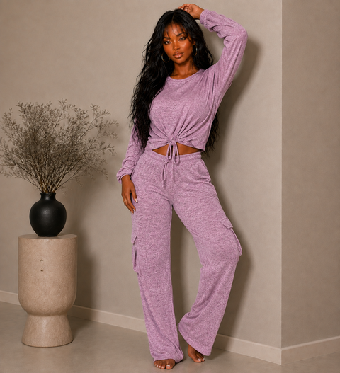 Hacci LS Top & Pants Set