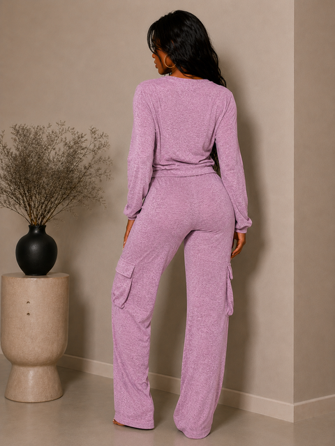 Hacci LS Top & Pants Set