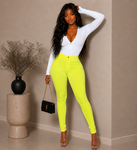 High Waist Stretch Pants