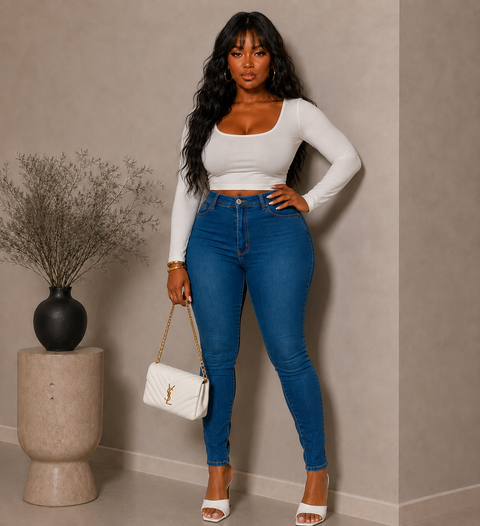 Solid Stretch Jean(Plus)