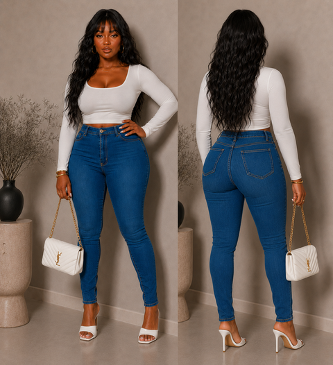 Solid Stretch Jean(Plus)