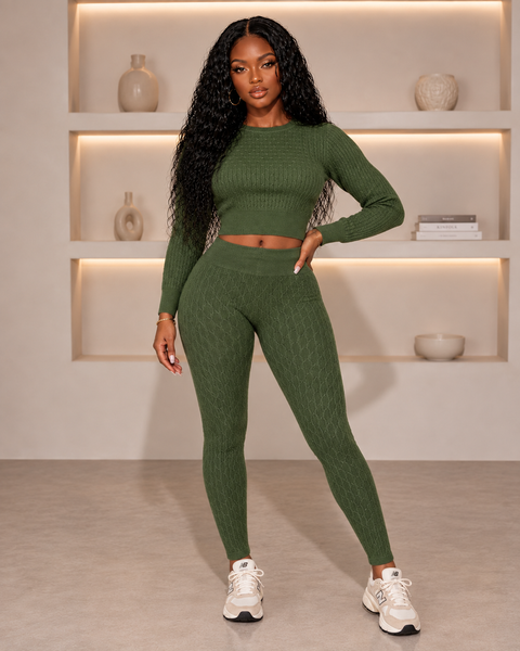 Knit Sweater & Leggings Set