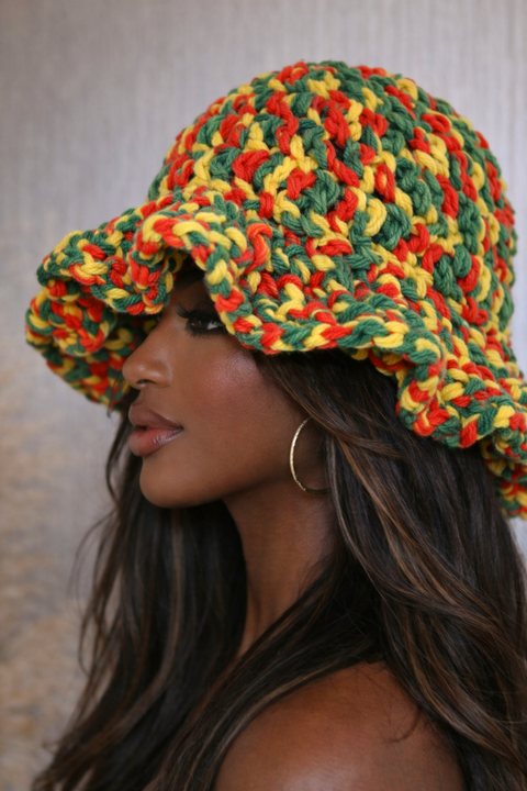 Multi Color Crochet Hat