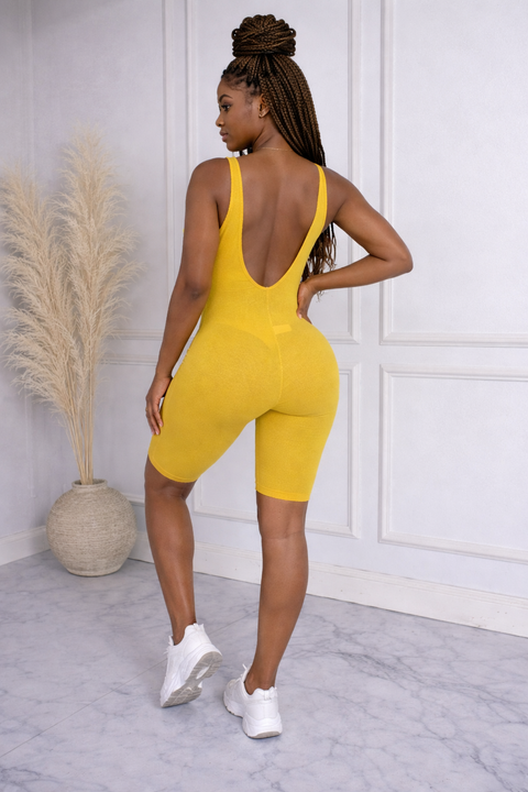 Solid Stretch Romper
