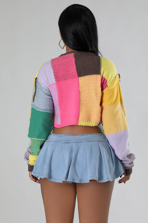 Denim Mini Skort