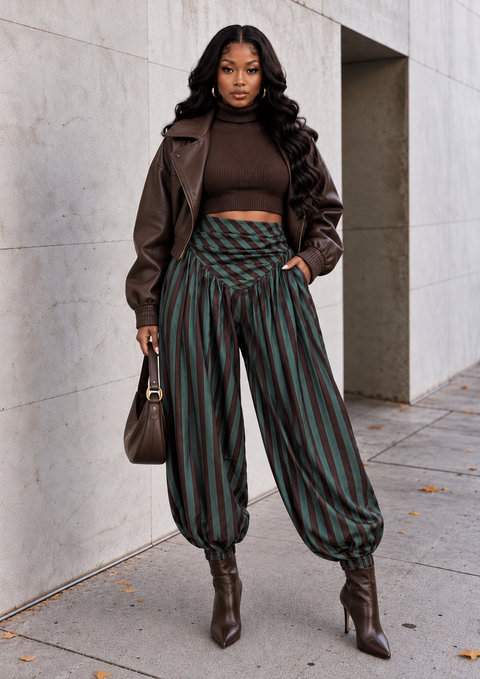 Stripe Jogger Pants