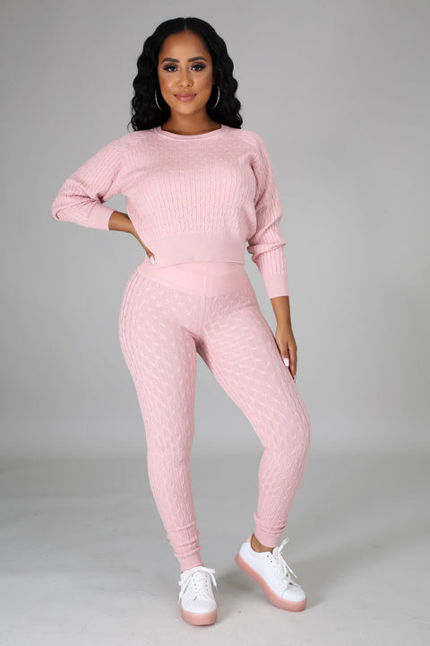 Knit Sweater & Leggings Set