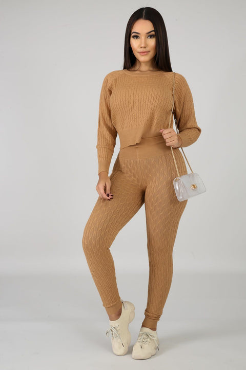 Knit Sweater & Leggings Set