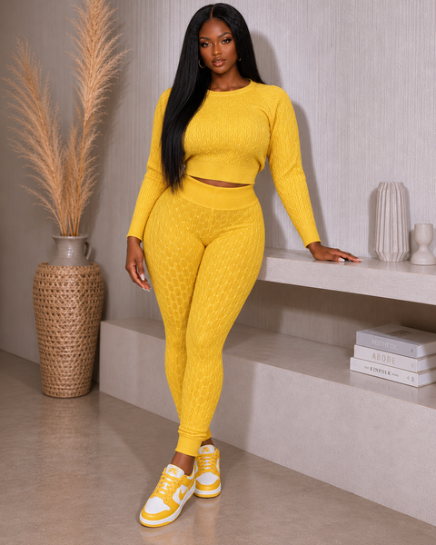 Knit Sweater & Leggings Set