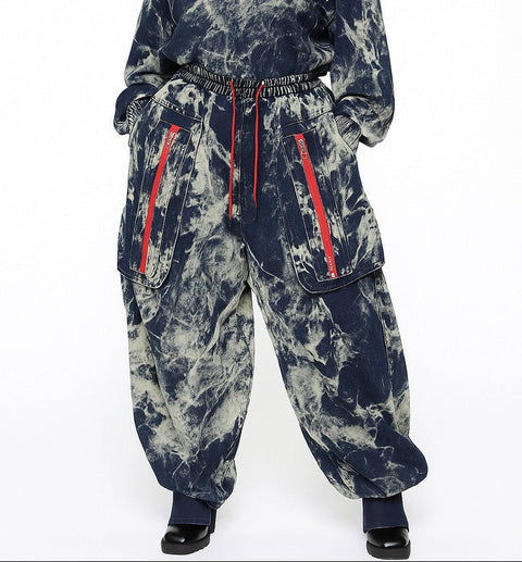 Washed Denim Jogger
