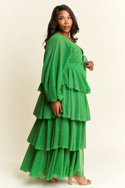 Tiered Tie Front Duster (Plus)