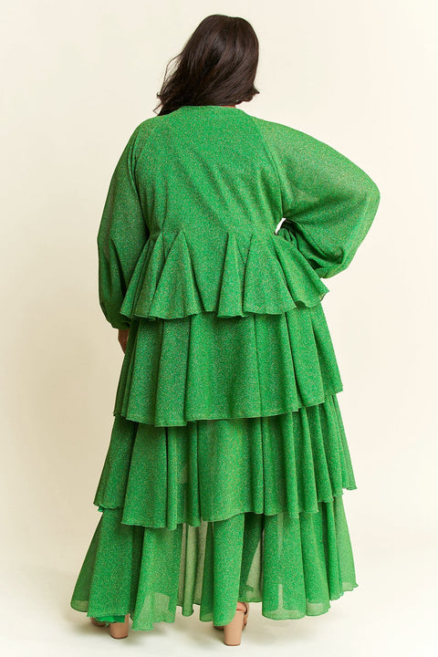 Tiered Tie Front Duster (Plus)
