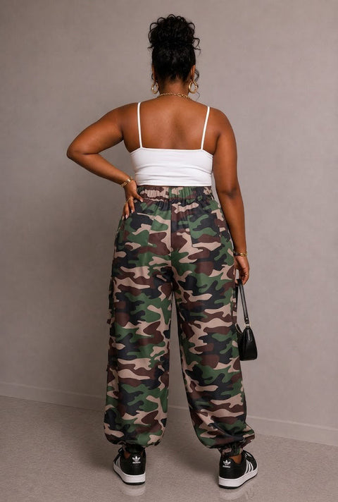 Camo Cargo Jogger (Plus)