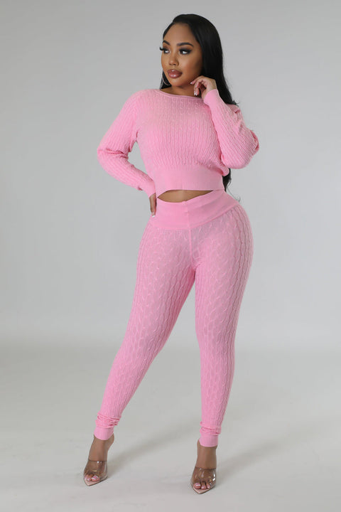 Knit Sweater & Leggings Set