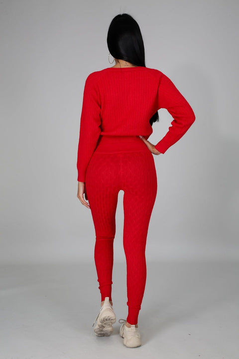 Knit Sweater & Leggings Set