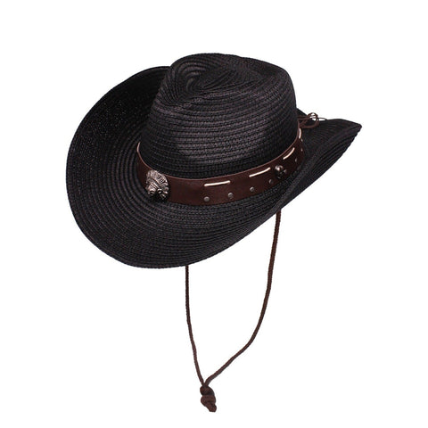Cowboy PU Trim Hat