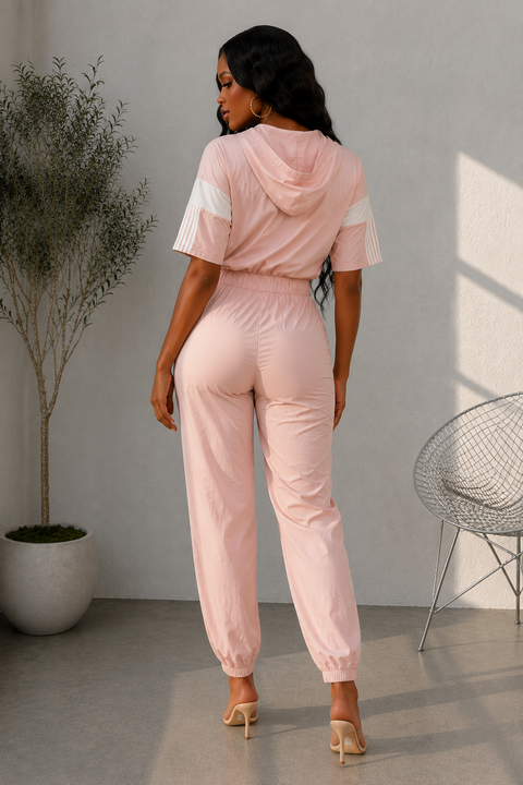 Windbreaker Hoodie Jumpsuit