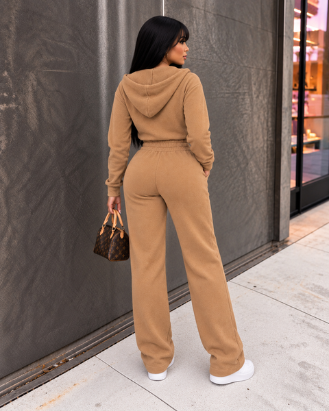 Fleece Hoodie Jumpsuit
