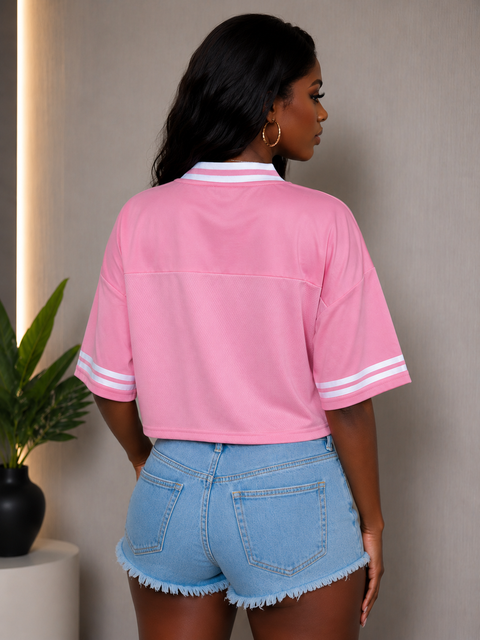 New York Jersey Crop Top