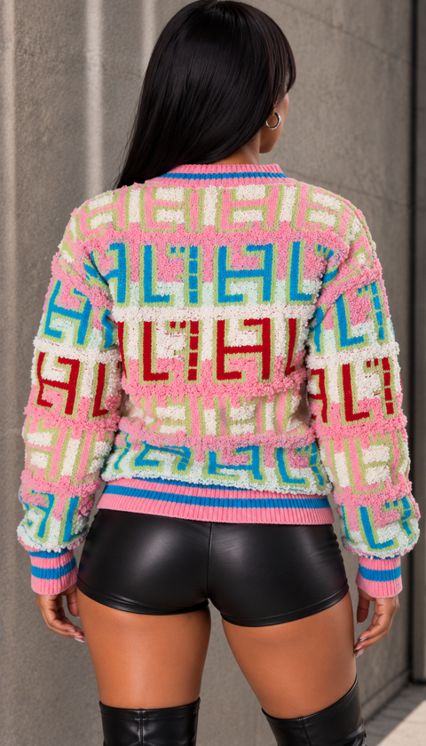 Knit Pattern Sweater