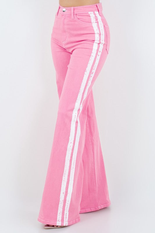 Striped Jean in Pink