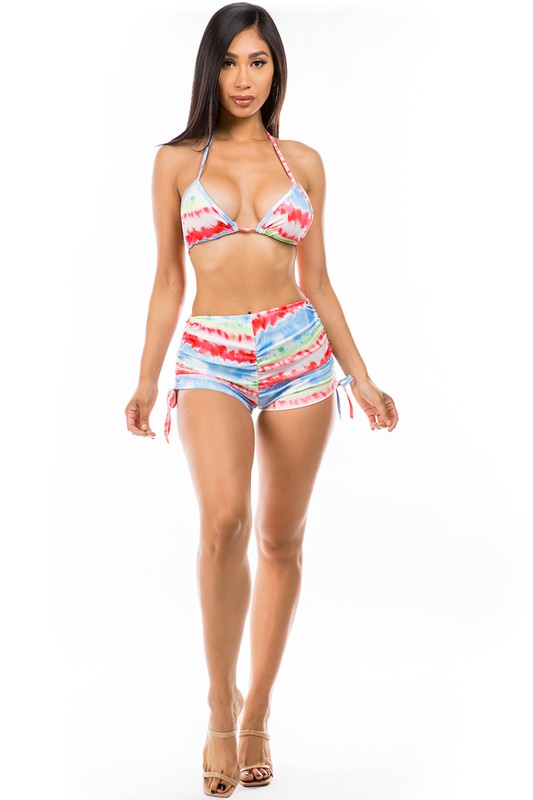Sexy 2PC Swim Short Set