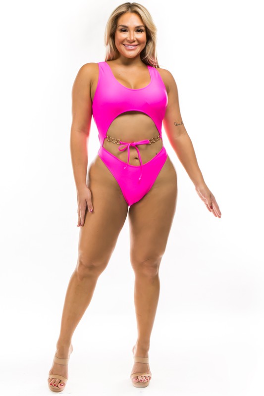 One Piece O Ring Design Swimsuit