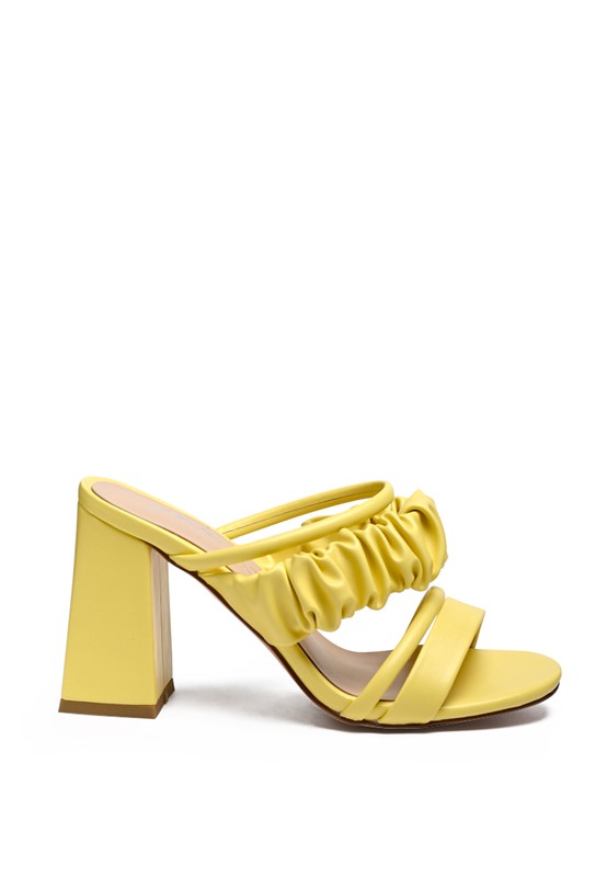 GENESIS BLOCK HEEL STRAPPY SANDALS