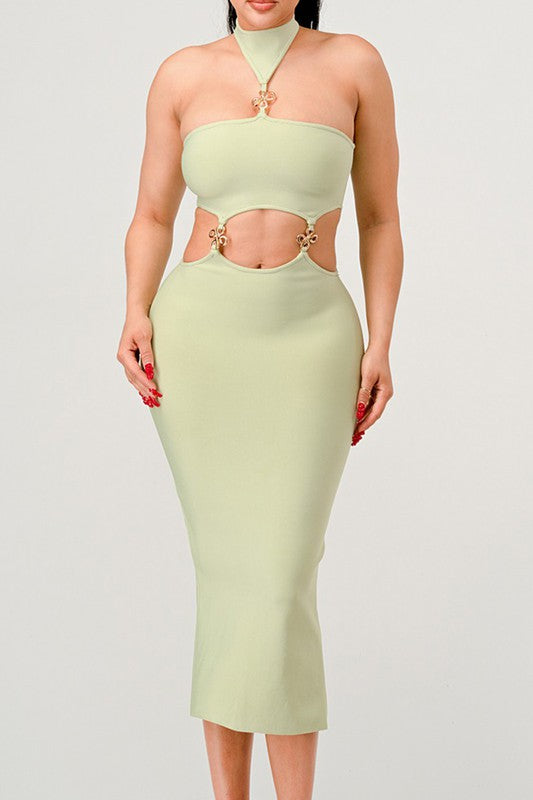 STRAPLESS PARTY BADNAGE DRESS