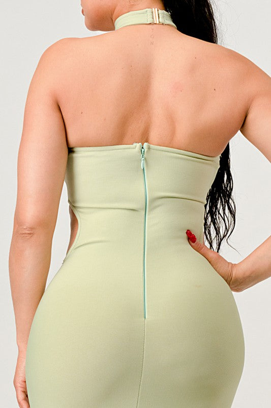 STRAPLESS PARTY BADNAGE DRESS