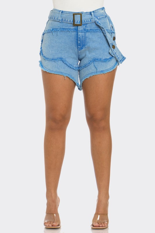 Athina Casual Summer Strap Shorts