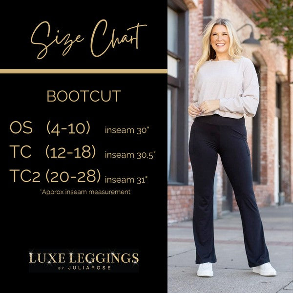 The Maeve Maroon Bootcut Leggings Round 2