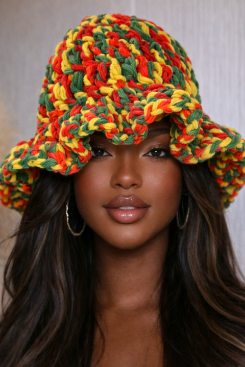 Multi Color Crochet Hat