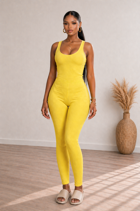 Plain Tank Jumpsuit