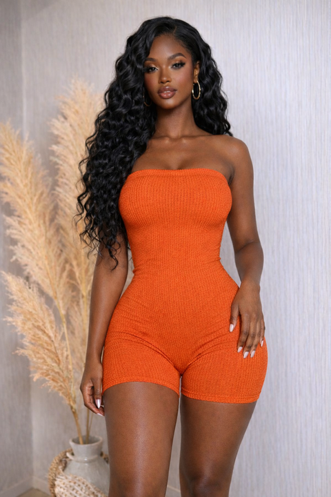 Ribbed Mini Tube Romper