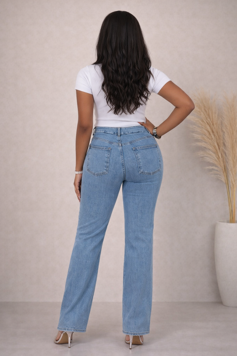 Jewel Stones Denim Pants