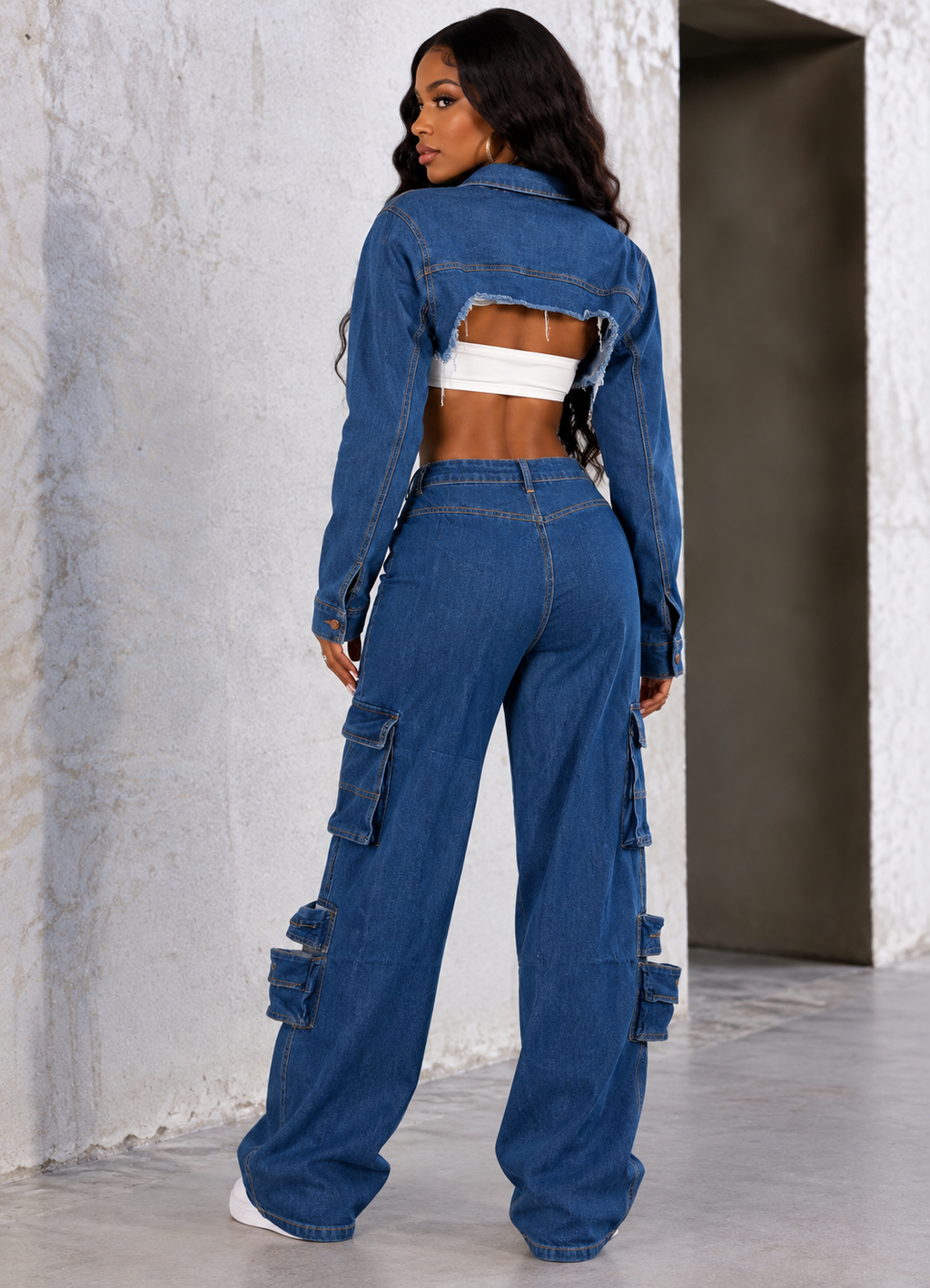 Bolero Denim Jacket & Jeans Set