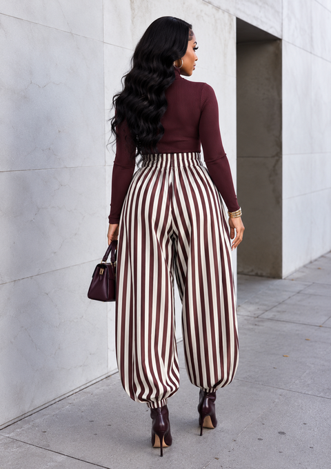 Stripe Jogger Pants