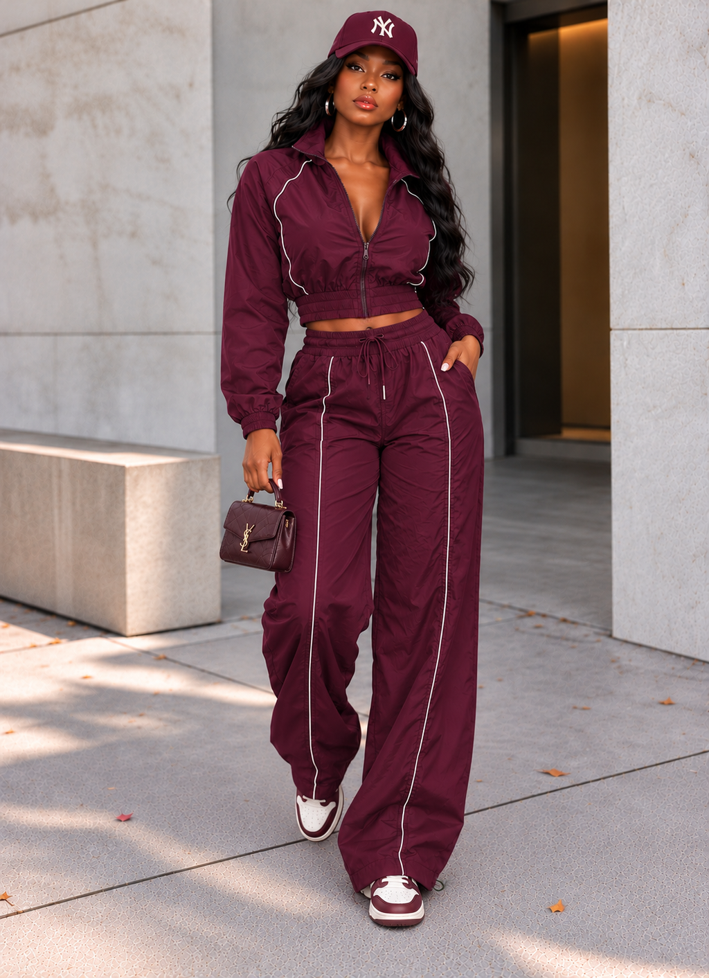 Windbreaker Jacket & Jogger Pants Set