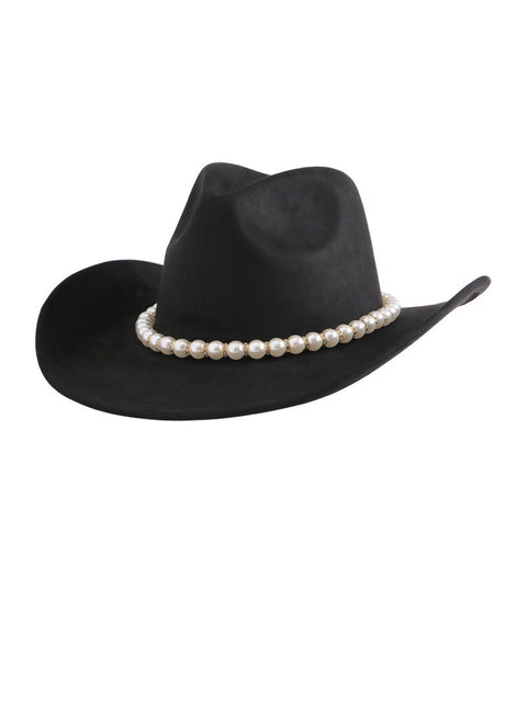 Pearl Detail Cowboy Hat