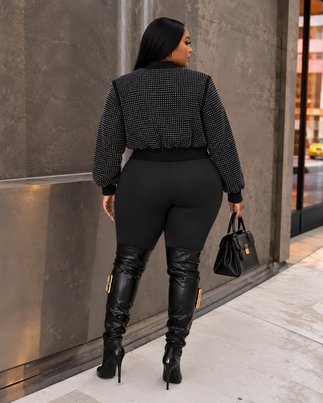 All Stone Bomber Jacket (Plus)