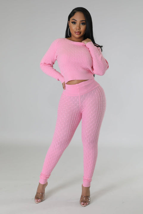 Knit Sweater & Leggings Set