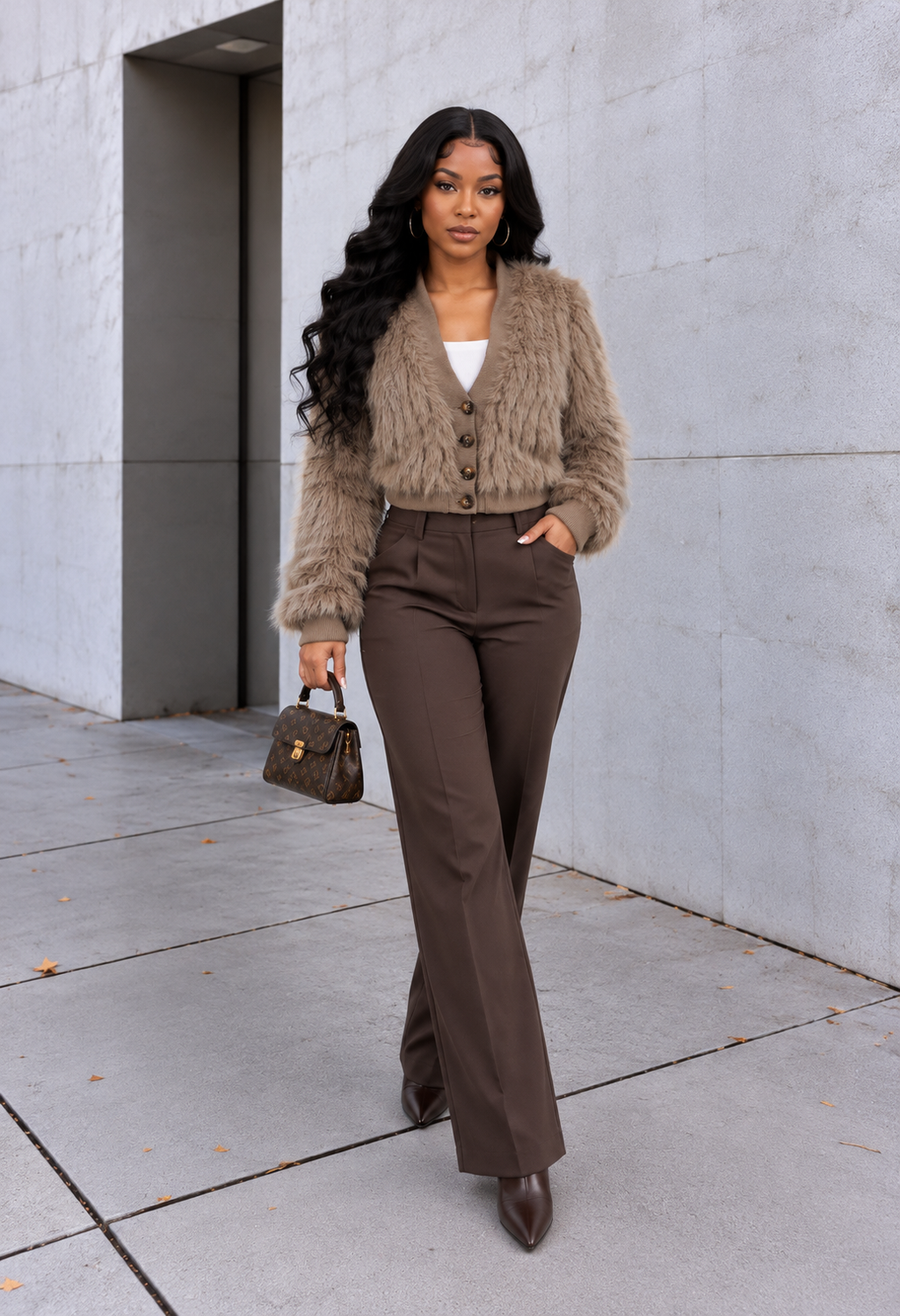 Faux Fur Jacket