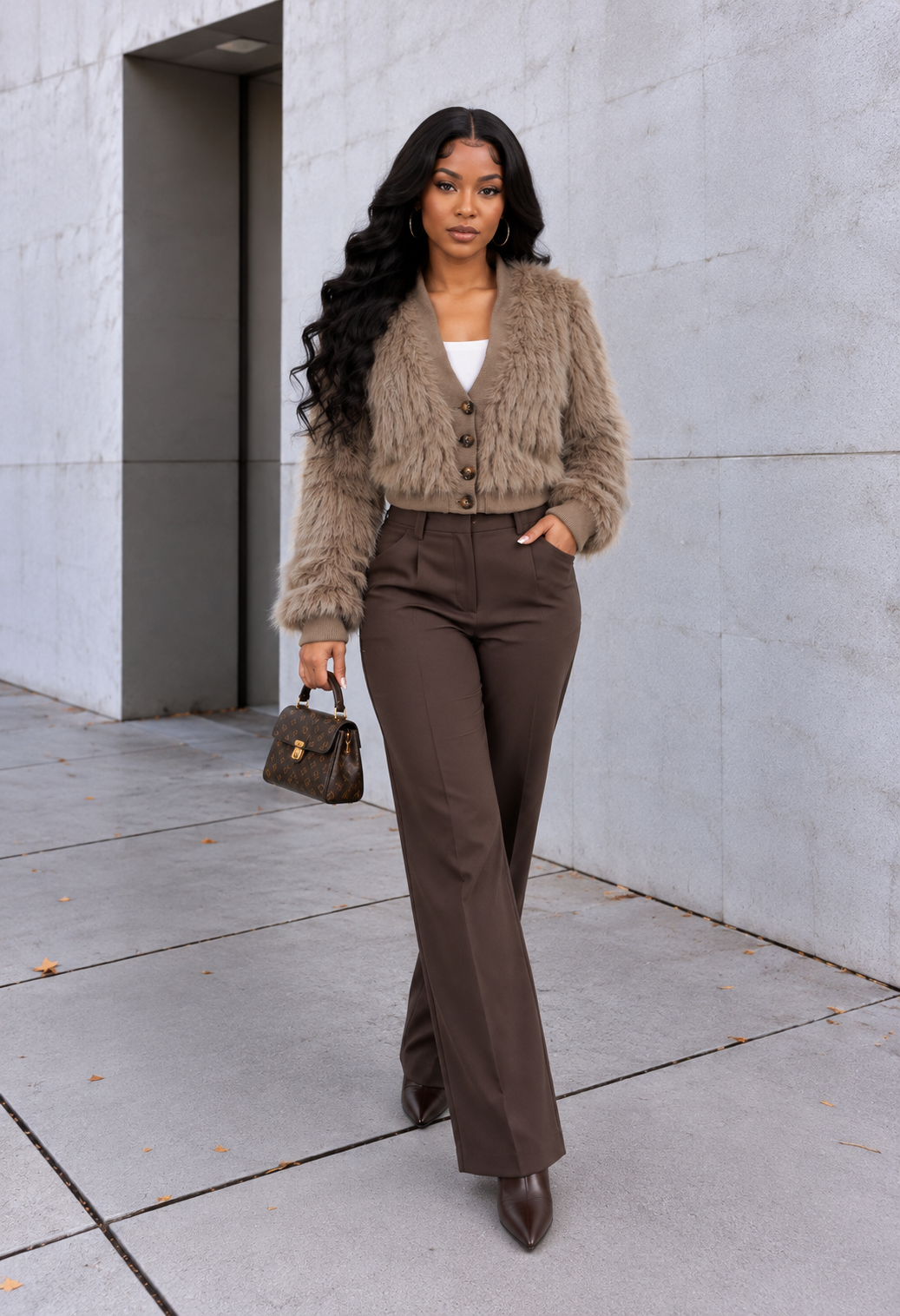 Faux Fur Jacket
