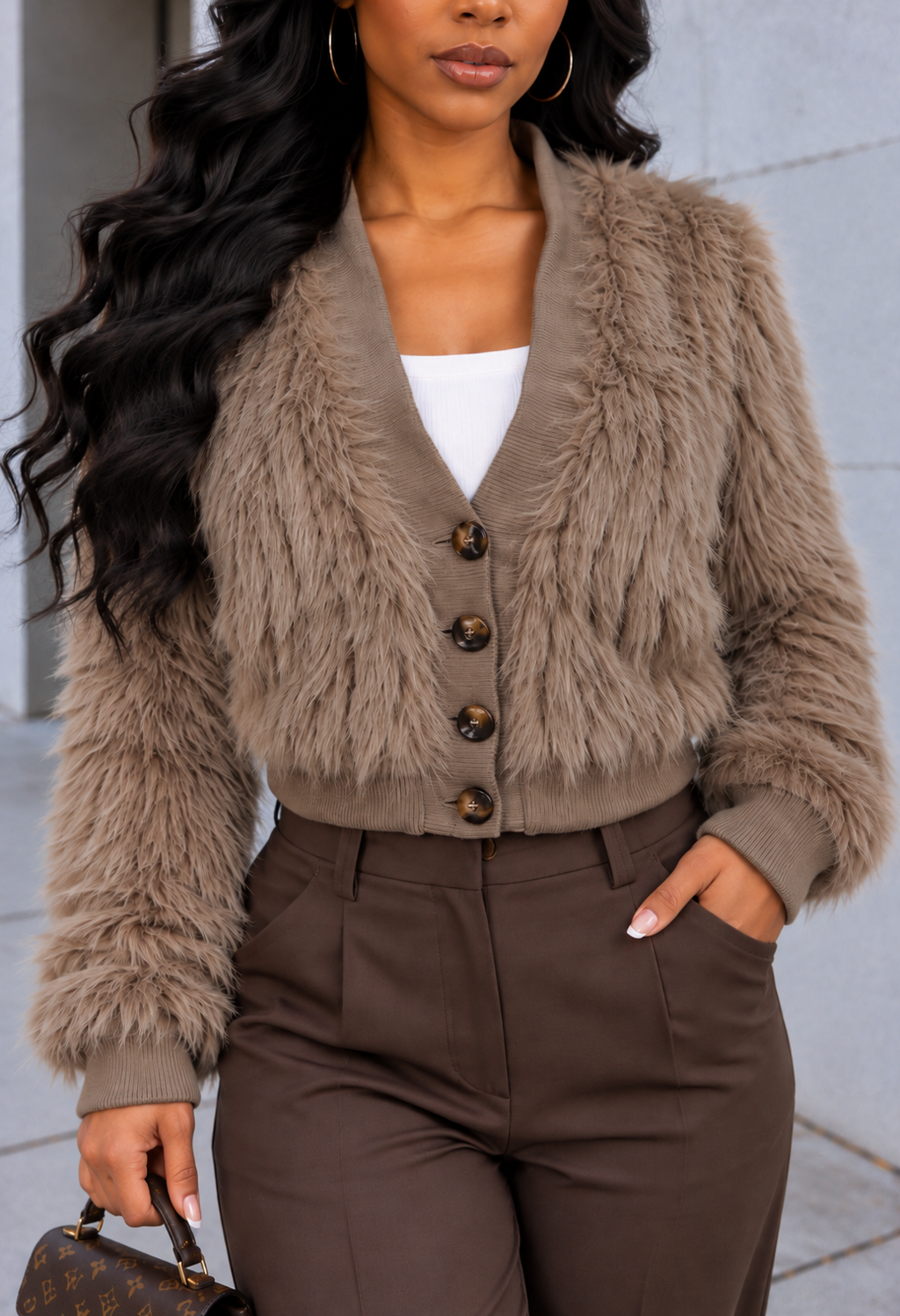 Faux Fur Jacket