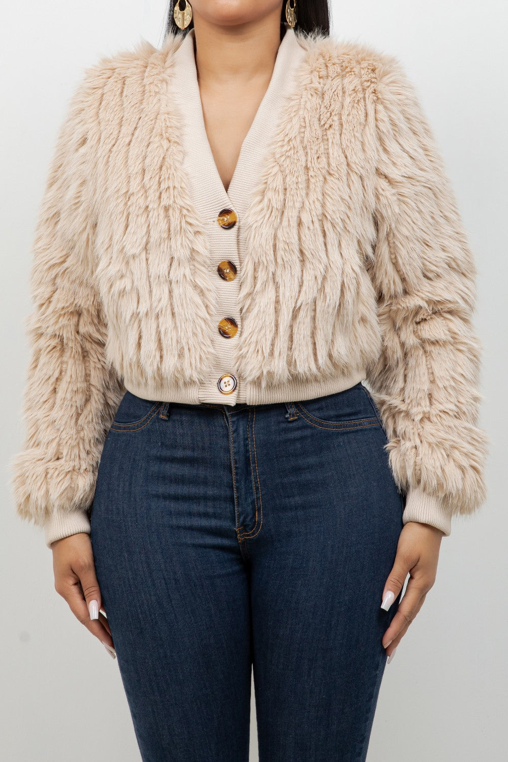 Faux Fur Jacket