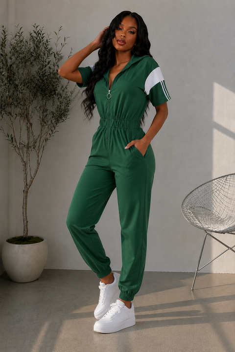 Windbreaker Hoodie Jumpsuit